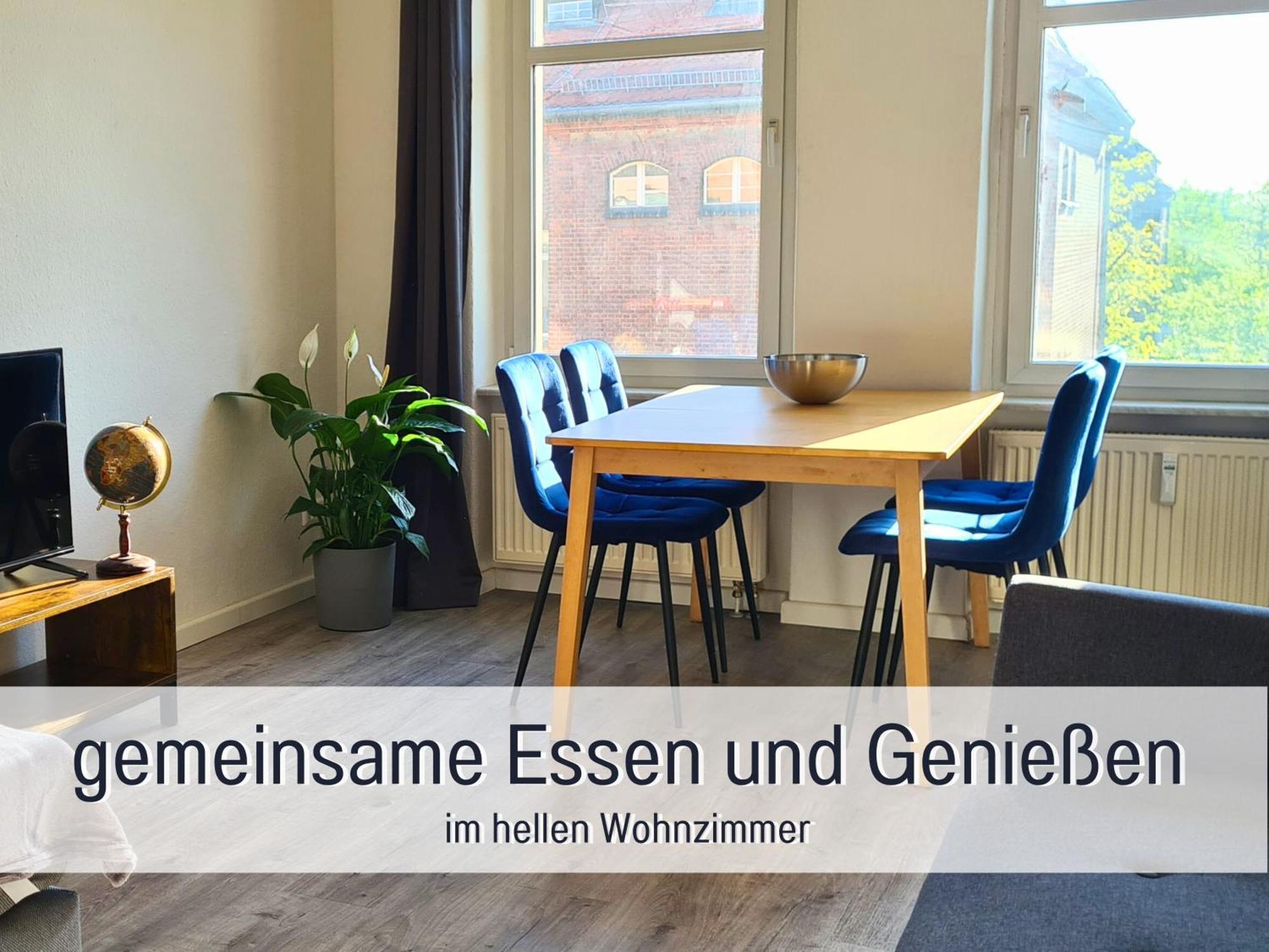 בראנדנבורג Lichtdurchflutete Moderne Stadtwohnung, Kueche, Waschtrockner, Smarttv מראה חיצוני תמונה